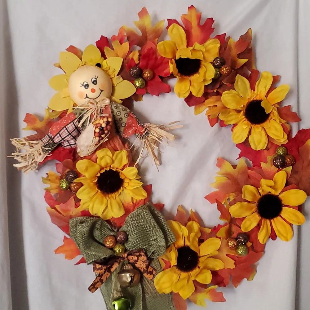 A beautiful FALL Wreath for your home.